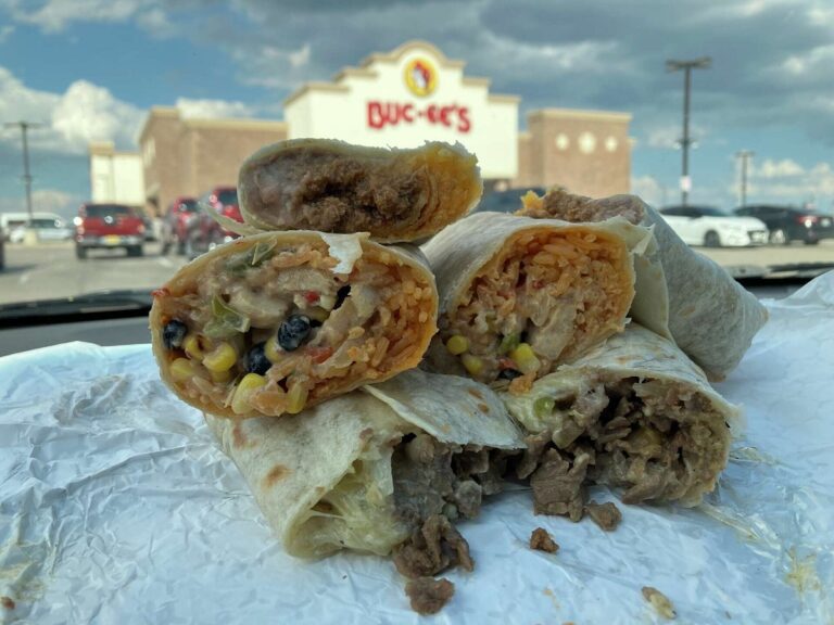 Buc-ee’s Burrito Menu