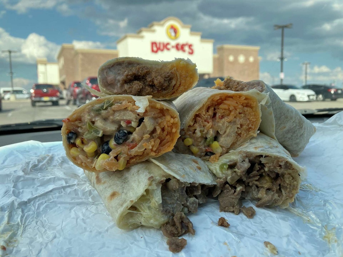 Buc-ee’s Burrito Menu
